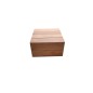 Wood4You - Hocker Washington aus Bankirai 55Lx33Hx55B cm