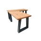 Wood4you - Bureau d'angle - Vancouver Bois torréfié