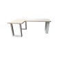 Wood4you - Bureau d'angle - New england bois massif blanc