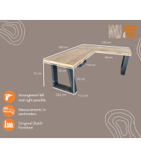 Wood4you - Corner desk - Vancouver scaffoldwood