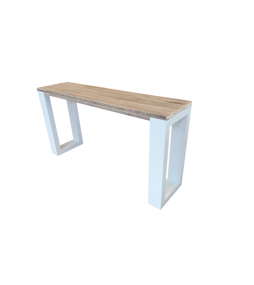 Wood4You - Table d'appoint New Orleans Bois de Construction Uniquement