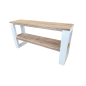 Wood4you - Sidetable New Orleans steigerhout wit