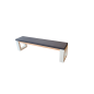 Wood4You - Banc New Jersey en Chêne avec Coussin