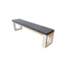 Wood4You - New Jersey Oak Bench with Cushion