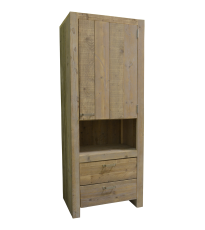 Wood4you - Armoire en bois de chantier - modèle 1 dimensions 70L x 200H x 50P