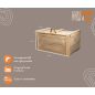 Wood4you - Toy box - Army wood