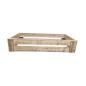 Wood4you - Einzelbett Billy Gerüstholz 206Lx43Hx96T cm