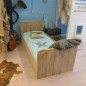 Wood4You - Single Bed Reclaimed Wood Luuk 206L x 70H x 97D cm