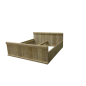 Wood4you tweepersoonsbed Jorg 186Bx212Lx90H - steigerhout