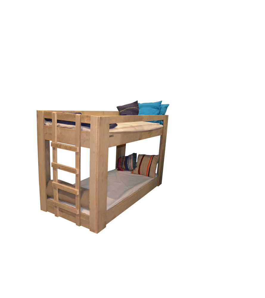 Wood4you - Bunk Bed Sam - Luca Reclaimed Wood 206Lx165Hx96D cm