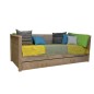 Wood4you - Single Bed Saar Reclaimed Wood 206Lx43Hx96D cm