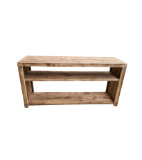 Wood4you - Table d'appoint Nice - Echafaudage bois - 100Lx78Hx38P