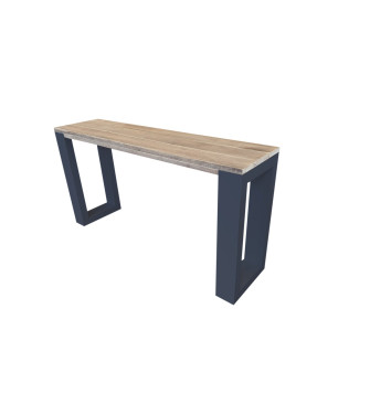 Wood4you - Table d'appoint simple échafaudage bois