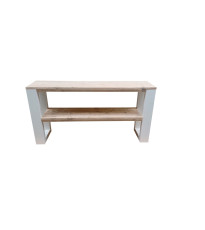 Wood4you - Table d'appoint New Orleans échafaudage bois