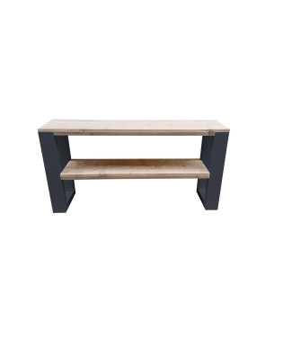 Wood4you - Table d'appoint New Orleans échafaudage bois