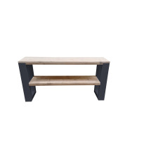 Wood4you - Table d'appoint New Orleans échafaudage bois