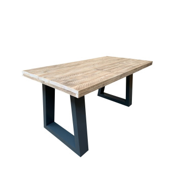 Wood4you - Kinderbureau - Vancouver steigerhout antraciet