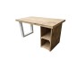 Wood4you - Desk - San Carlos - scaffolding wood - White