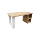 Wood4you - Desk - San Carlos - scaffolding wood - White