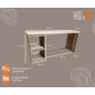 Wood4you - Bureau - Detroit - steigerhout