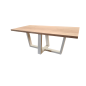 Wood4you - Dining table Las Vegas Oak wood - white