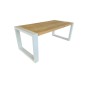 Wood4you - Table à manger New Jersey Chêne blanc