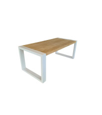 Wood4you - Table à manger New Jersey Chêne blanc