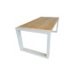 Wood4you - Eettafel New Jersey Eikenhout wit