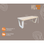 Wood4you - Dining table - New York - industrial wood