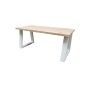 Wood4you - Dining table Vancouver - Industrial wood - White