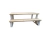 Wood4you - New England combi deal Dining table + bench