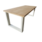 Wood4you - Tavolo da pranzo Rovere New England - bianco