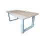 Wood4you - New England planed pine dining table - White