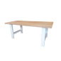 Wood4you - Dining table Seattle Oak - White