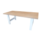 Wood4you - Dining table Seattle Oak - White