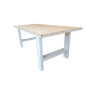 Wood4you - Eettafel Seattle blanco geschaafd vurenhout - wit