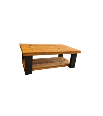 Wood4you - Table basse New England - Bois torréfié