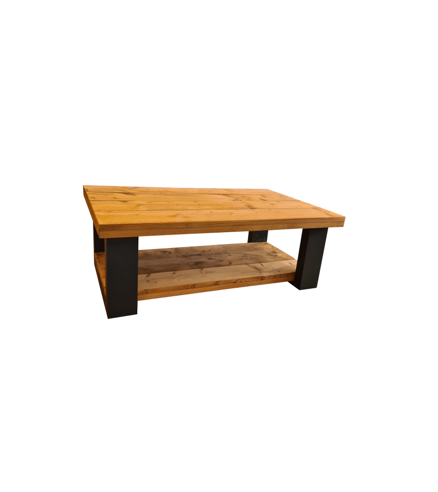 Wood4you - Coffee table New England - Roasted wood