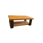 Wood4you - Table basse New England - Bois torréfié