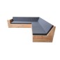 Wood4you - Lounge set 1 Douglas  - incl. cushions