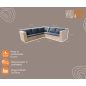 Wood4you - Set lounge 2 legno di recupero - incl. cuscini Plof