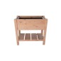 Wood4you - Raised Garden Table Austin - Douglas 80H x 40D x 80L cm - Elevated Planter Box on Legs