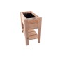 Wood4you - Raised Garden Table Austin - Douglas 80H x 40D x 80L cm - Elevated Planter Box on Legs