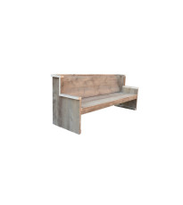 Wood4you - Zeeland - banc de jardin en bois 175Lx72Hx63P cm