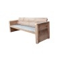 Wood4you - Gartenbank Vlieland - 'Do it yourself' Bausatz Gerüstholz 175Lx72Hx57T cm