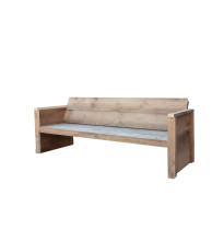 Wood4you - Gartenbank Vlieland - 'Do it yourself' Bausatz Gerüstholz 175Lx72Hx57T cm