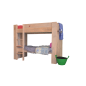 Wood4you- steigerhouten stapelbed Julia afm 200Lx90Dx165H