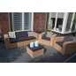 Wood4you - Loungeset 4 douglashout - incl kussens