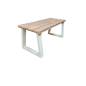 Wood4you - Kinderbureau - Vancouver steigerhout 180Lx70Dx75H wit