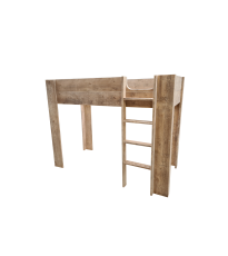 Wood4you - Hochbett Noortje Gerüstholz 210Lx165Hx96T cm